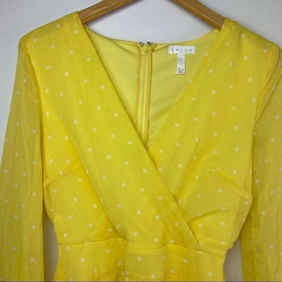 LEITH - Long Sleeve Wrap Front Minidress - Picture 5 of 11